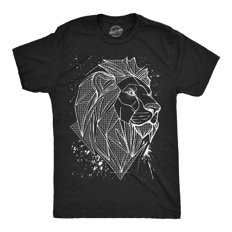 Men's organic fabric t-shirt-3D Lion Men's T Shirt