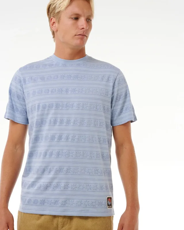 Men's tech-fabric t-shirt-Saltwater Culture Stripey S/S T-Shirt