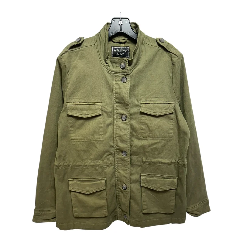 Men's high-performance trench coat-Jacket Utility By Lucky Brand In Green, Size: L