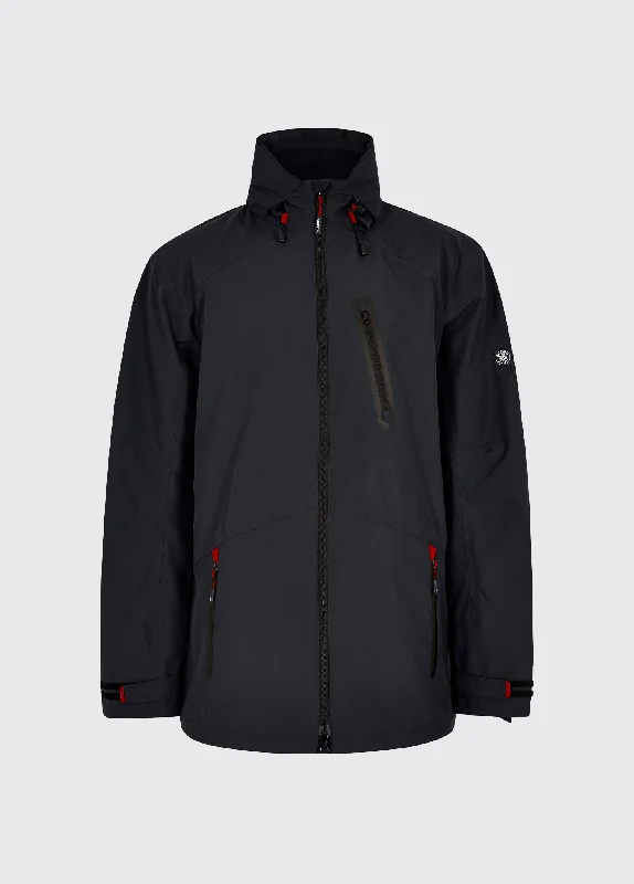 Men's high-performance trench coat-Crossbarry waterproof jacket - Navy