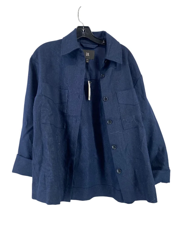 Men's breathable windbreaker-Jacket Shirt By Clothes Mentor In Blue, Size: Xs