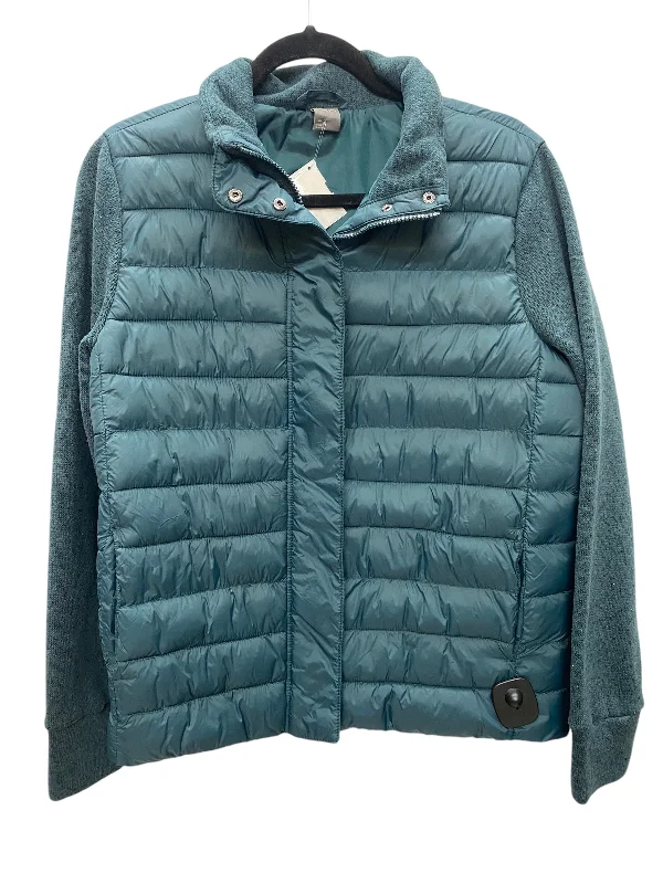 Men's adventure-ready utility jacket-Jacket Puffer & Quilted By Old Navy In Blue, Size: L