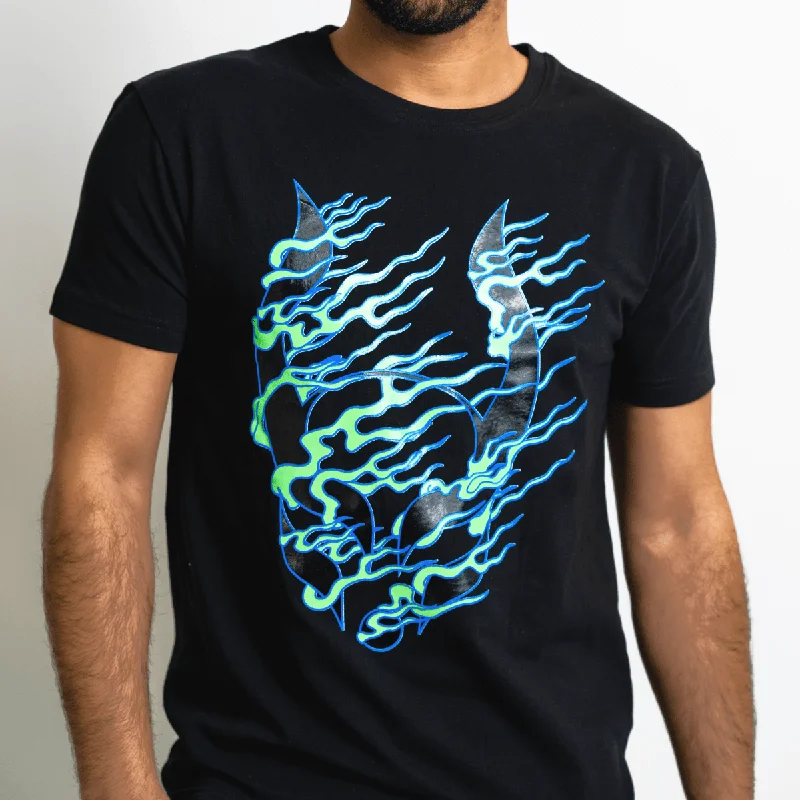 Men's sustainable material t-shirt-DRAGONITE T-SHIRT MENS BLACK