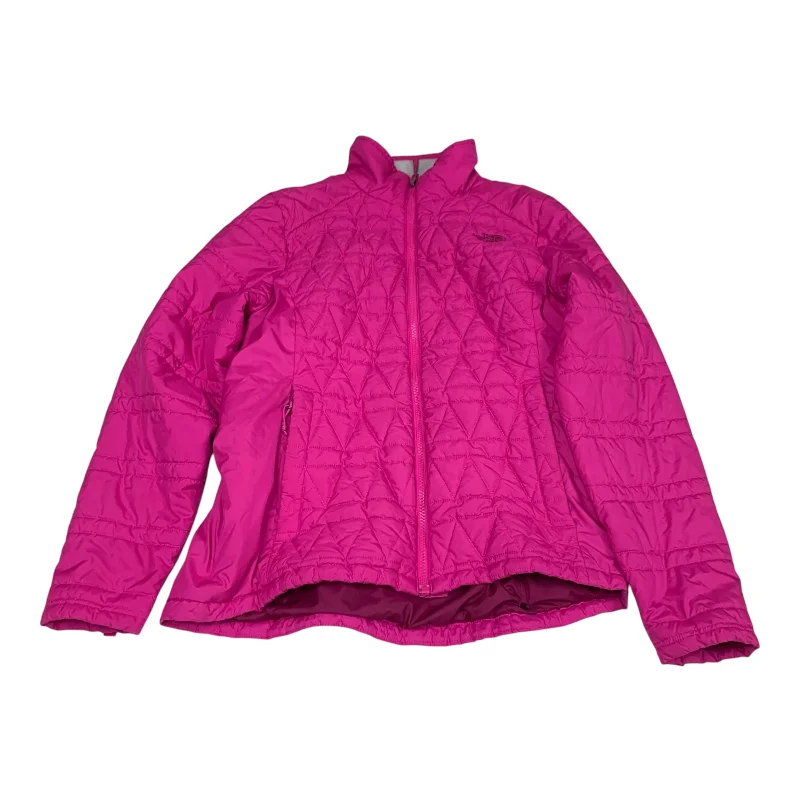 Men's wrinkle-free field jacket-Jacket Puffer & Quilted By The North Face In Pink, Size: L