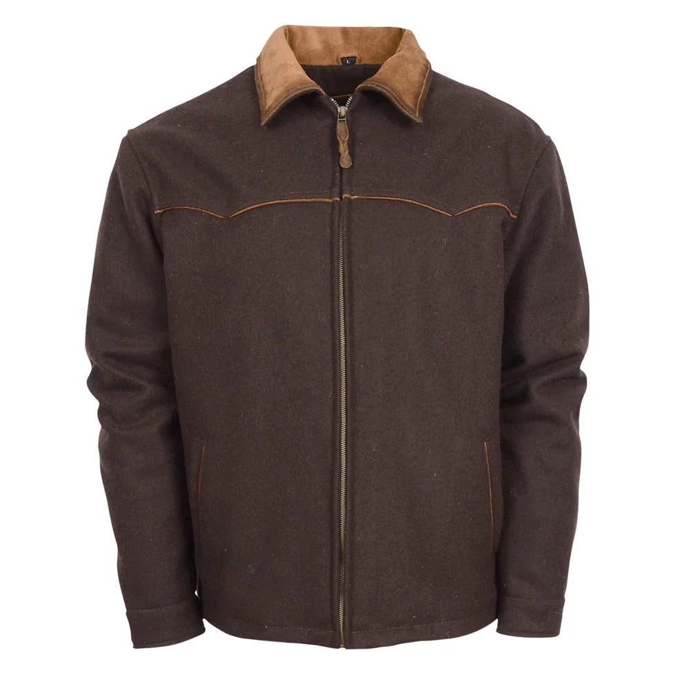 Men's sporty fleece jacket-STS Ranchwear Men's Wooly Jacket