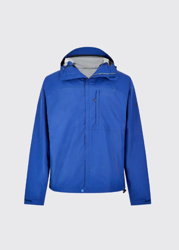 Men's tech-fabric bomber jacket-Ballycumber Jacket - Royal Blue