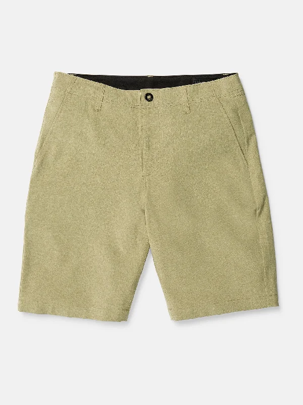 Men's performance gym shorts-Kerosene Hybrid Shorts - Khaki