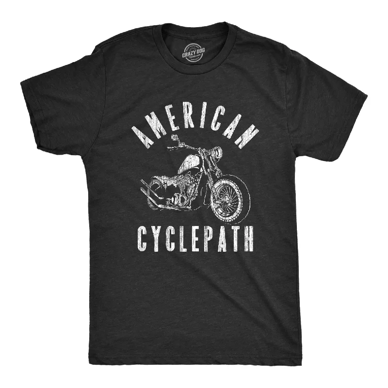 Men's minimalist design t-shirt-American Cyclepath Men's T Shirt