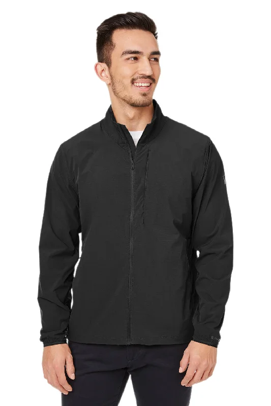 Men's adventure-ready raincoat-Spyder Mens Glydelite Full Zip Jacket - Black