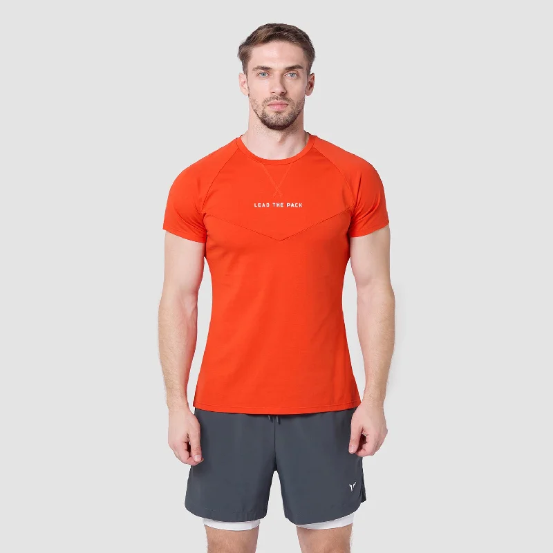 Men's bold graphic t-shirt-Statement Tee 2.0 - Orange.Com