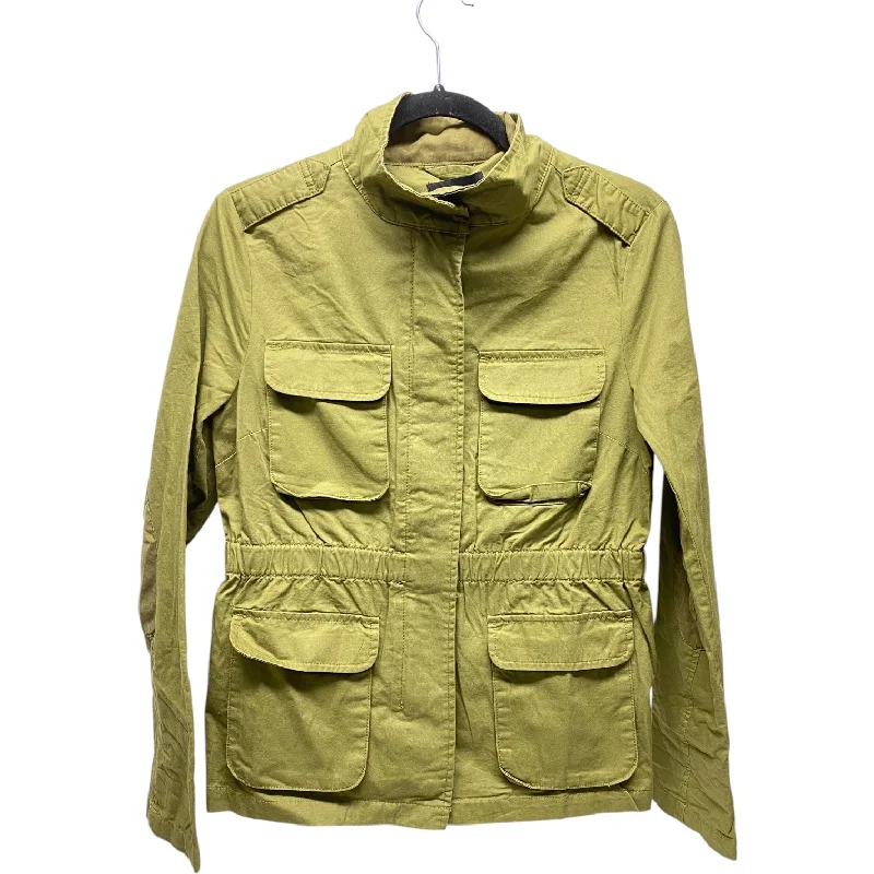 Men's breathable raincoat-Jacket Utility By Love Tree In Green, Size: S