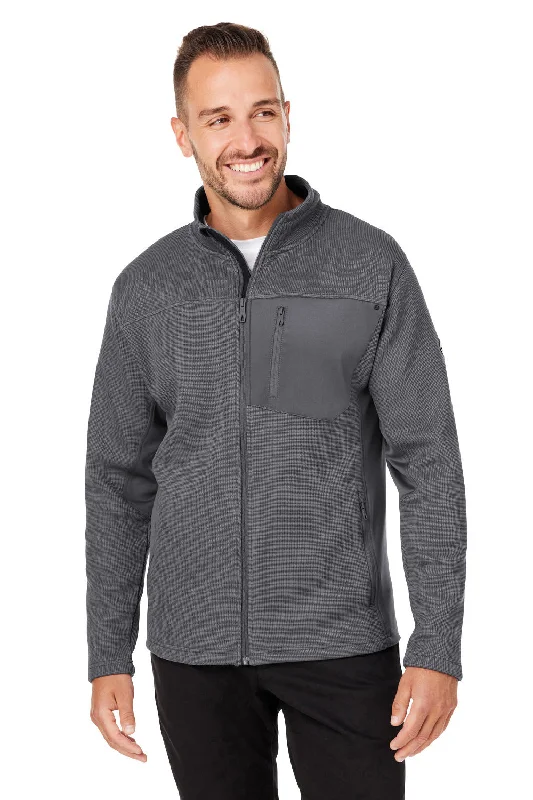 Men's ultra-comfortable field jacket-Spyder Mens Constant Canyon Full Zip Sweater Jacket - Polar Grey