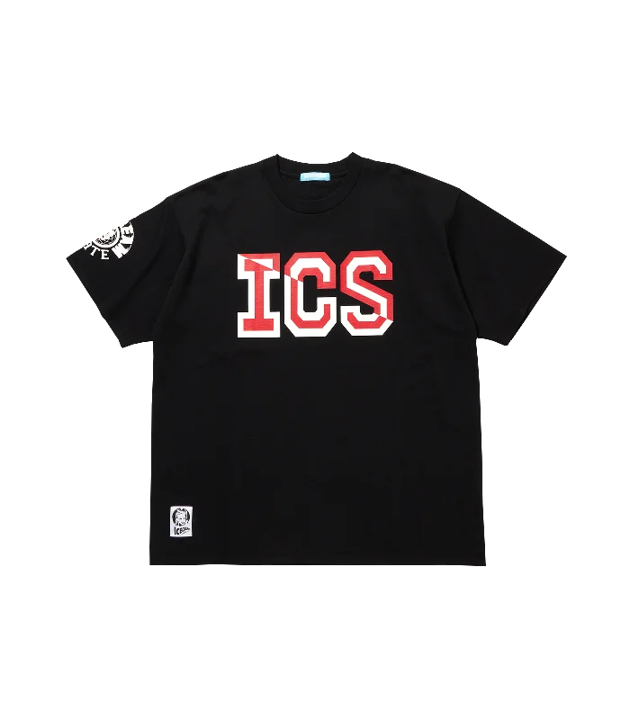 Men's nature-inspired graphic t-shirt-ICS 2003 T-SHIRT - BLACK