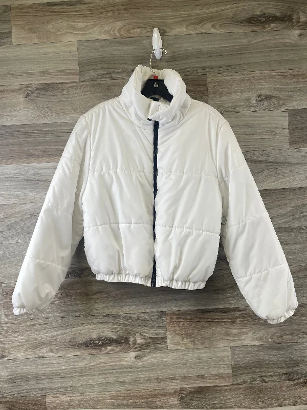 Men's durable field jacket-Jacket Puffer & Quilted By Wild Fable In White, Size: M