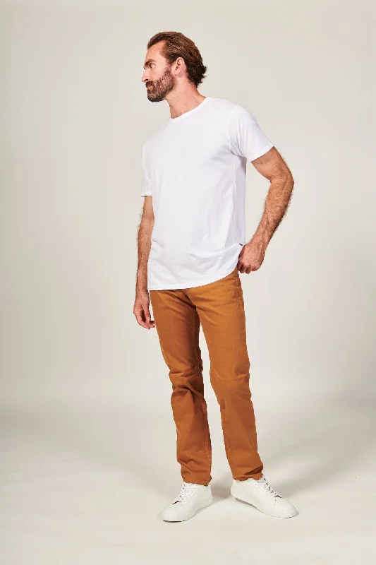 Men's cooling casual pants-SLIM STRAIGHT | BRONZE