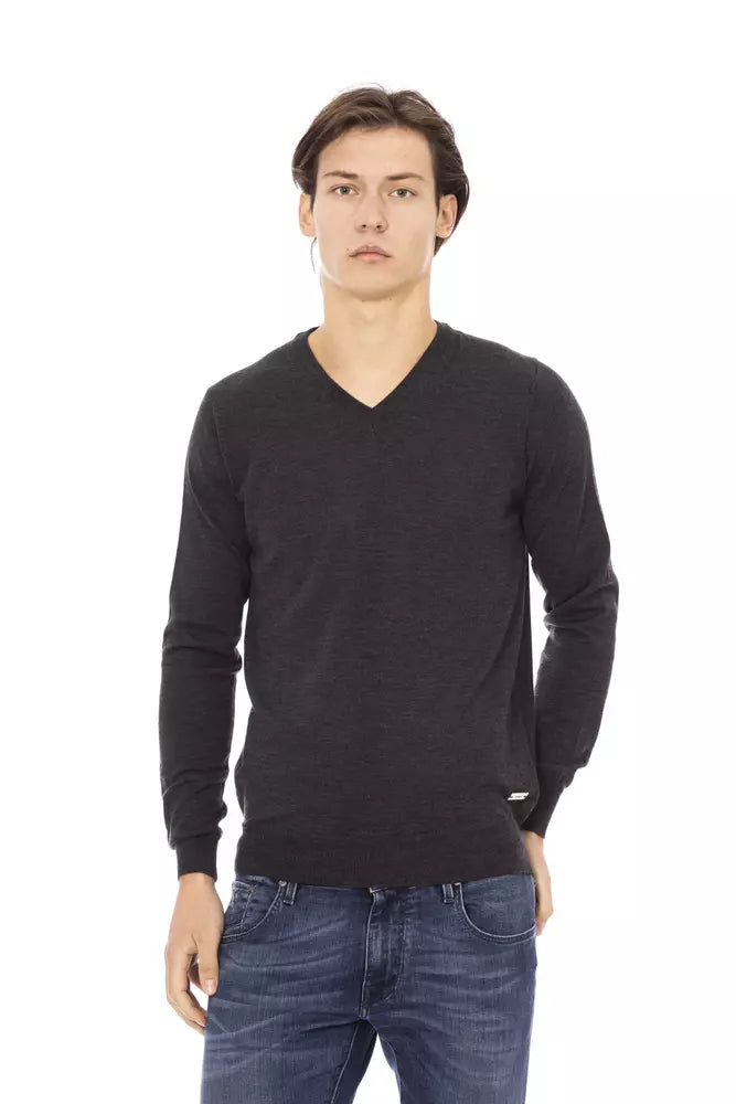 Men's sleep knit-Baldinini Trend  Fabric Men's Sweater