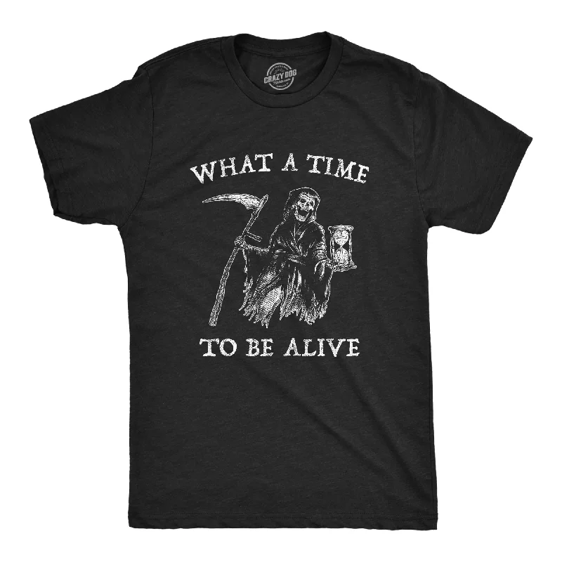 Men's ultra-soft t-shirt-What A Time To Be Alive Men's T Shirt