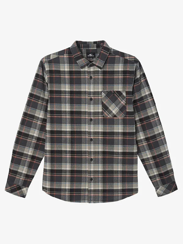 Men's sustainable casual wear shirt-Winslow Plaid Flannel L/S Shirt