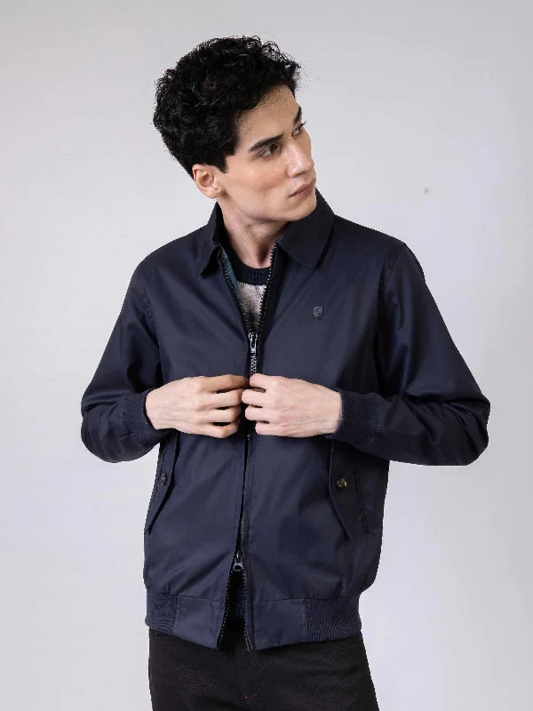 Men's organic denim jacket-Brumano