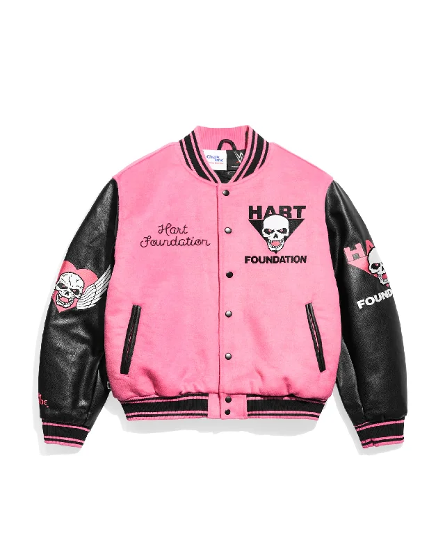 Men's sporty bomber jacket-Hart Foundation Varsity Jacket