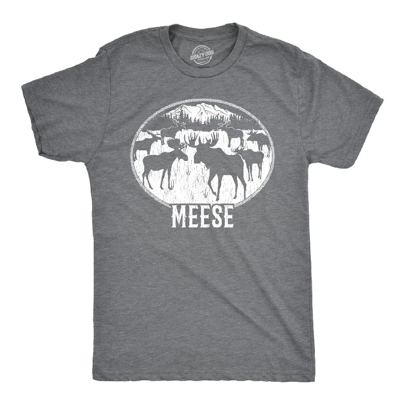 Men's bold graphic t-shirt-Meese Men's T Shirt