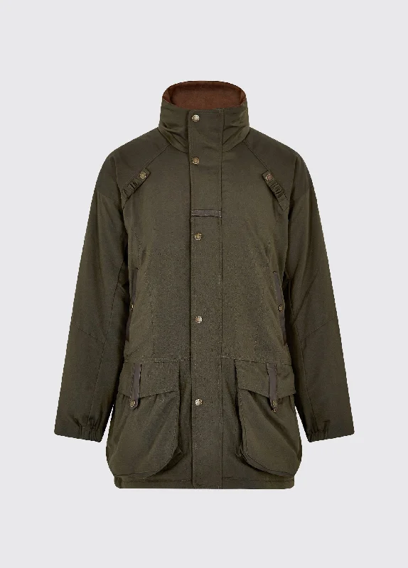 Men's sporty bomber jacket-Longacre Men’s Waterproof Jacket - Olive