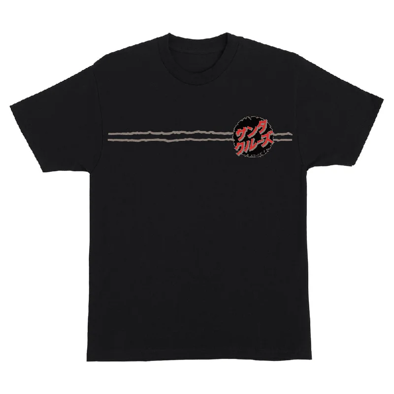 Men's quick-drying t-shirt-Godzilla Destroyer Stripes S/S Tee