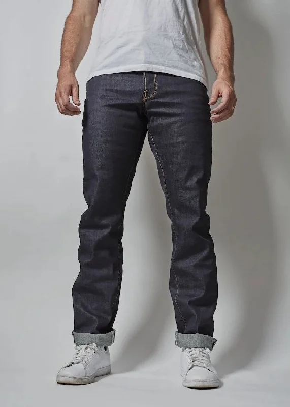 Men's eco-friendly casual pants-FITTED Underground D13.5 Standard Issue Taper Jean Dk Indigo