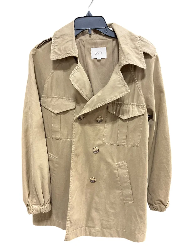 Men's eco-friendly windbreaker-Jacket Other By Loft In Tan, Size: S