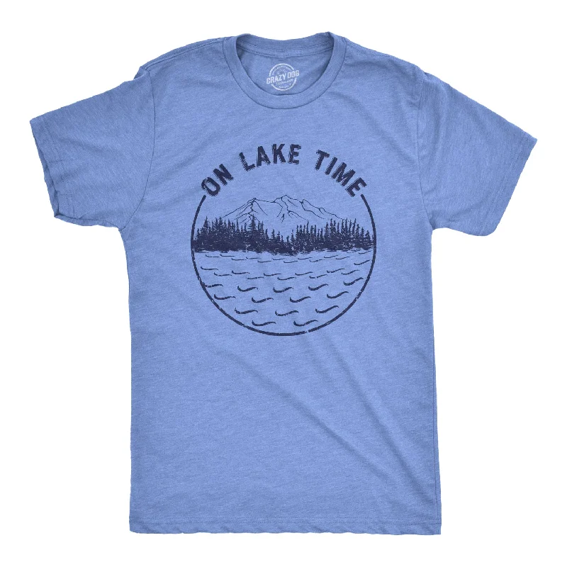 Men's summer-ready t-shirt-On Lake Time Men's T Shirt