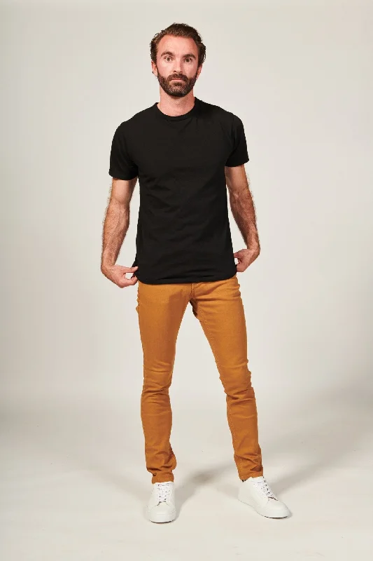 Men's functional travel pants-SLIM TAPER | BRONZE