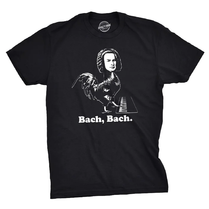 Men's fun print t-shirt-Bach Bach Men's T Shirt