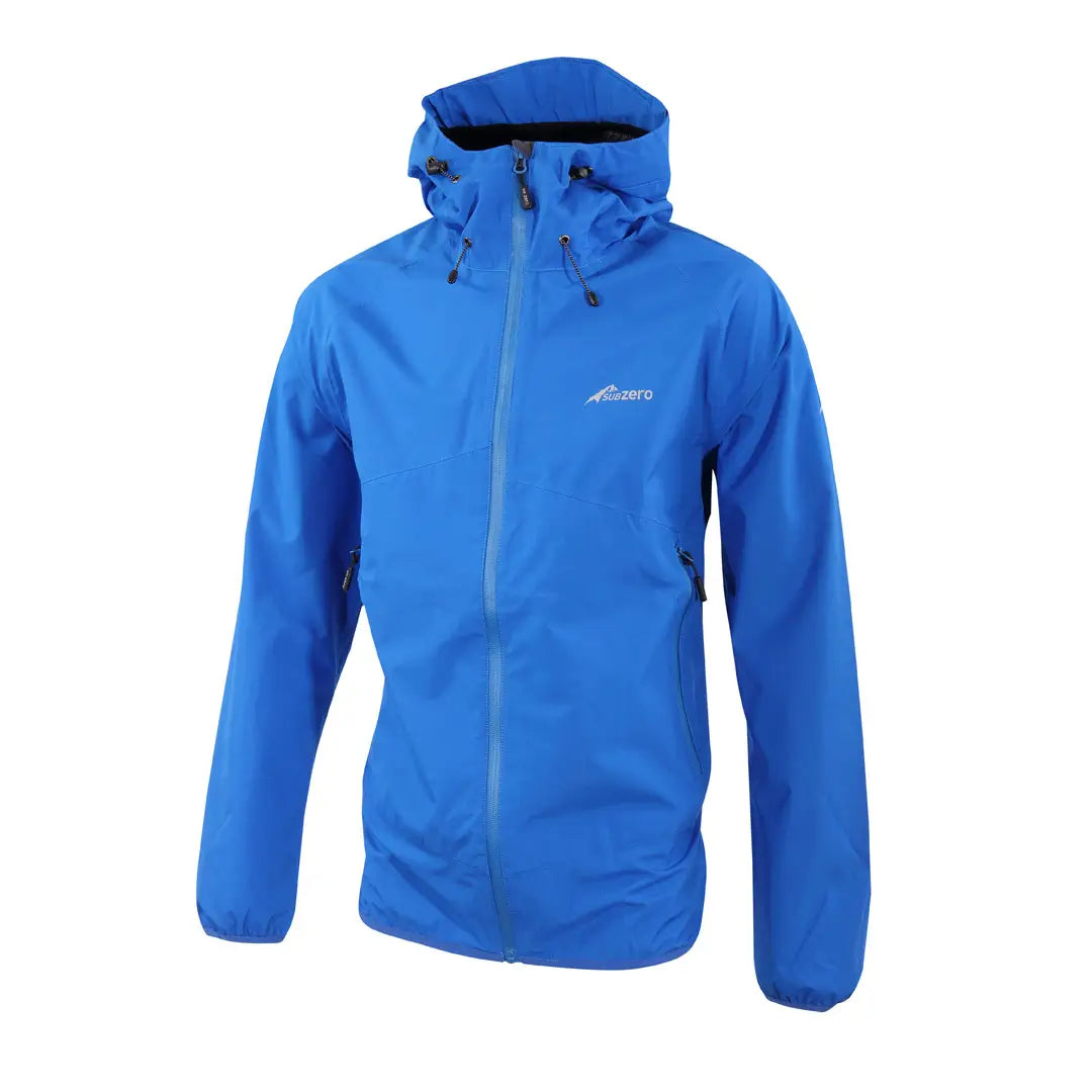 Men's adventure-ready raincoat-Mens Lightweight Waterproof Jacket Blue