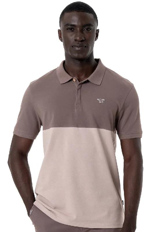 Men's nature-inspired graphic t-shirt-Golfer _ 146162 _ Brown