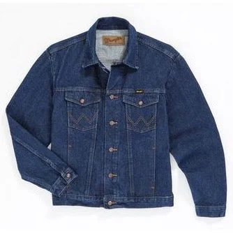 Men's modern puffer coat-Wrangler Men's Cowboy Cut Unlined Denim Jacket