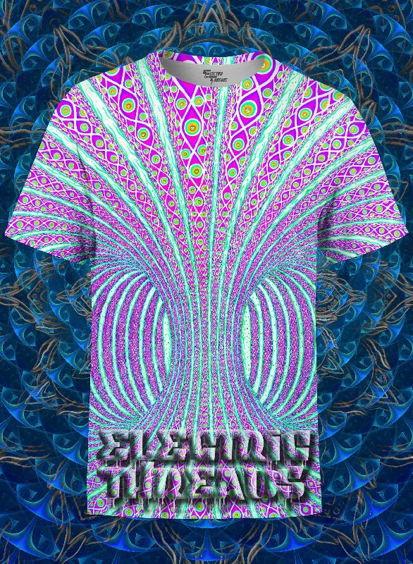 Men's pre-shrunk t-shirt-Electric Threads Unisex Crew