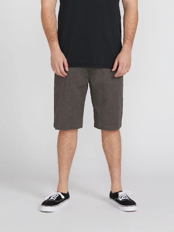 Men's weather-resistant casual shorts-Vmonty Shorts - Charcoal Heather