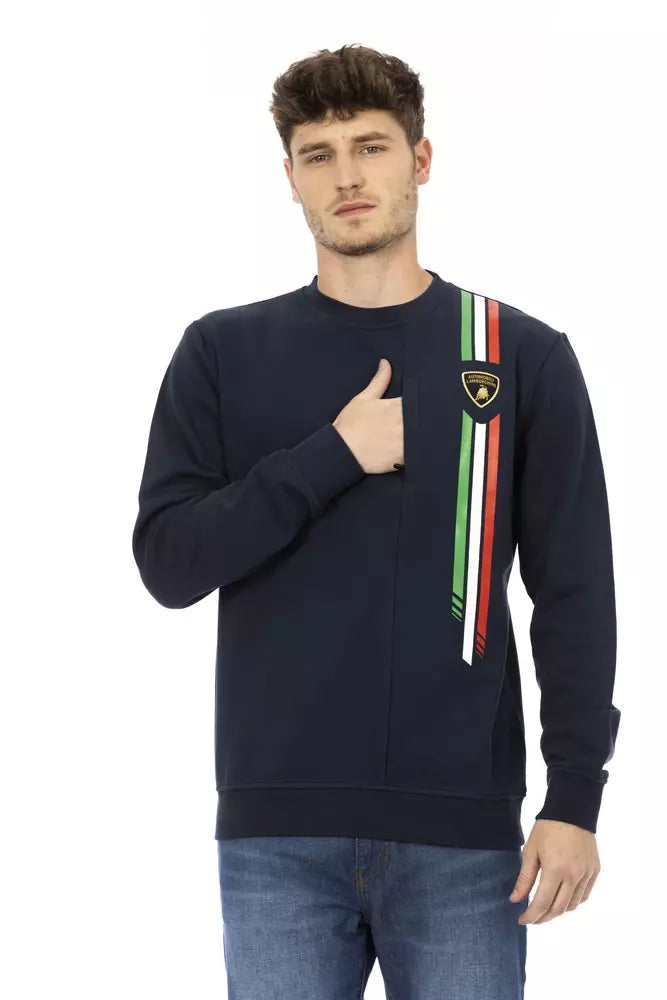 Men's warm sweater-Automobili Lamborghini  Cotton Men's Sweater