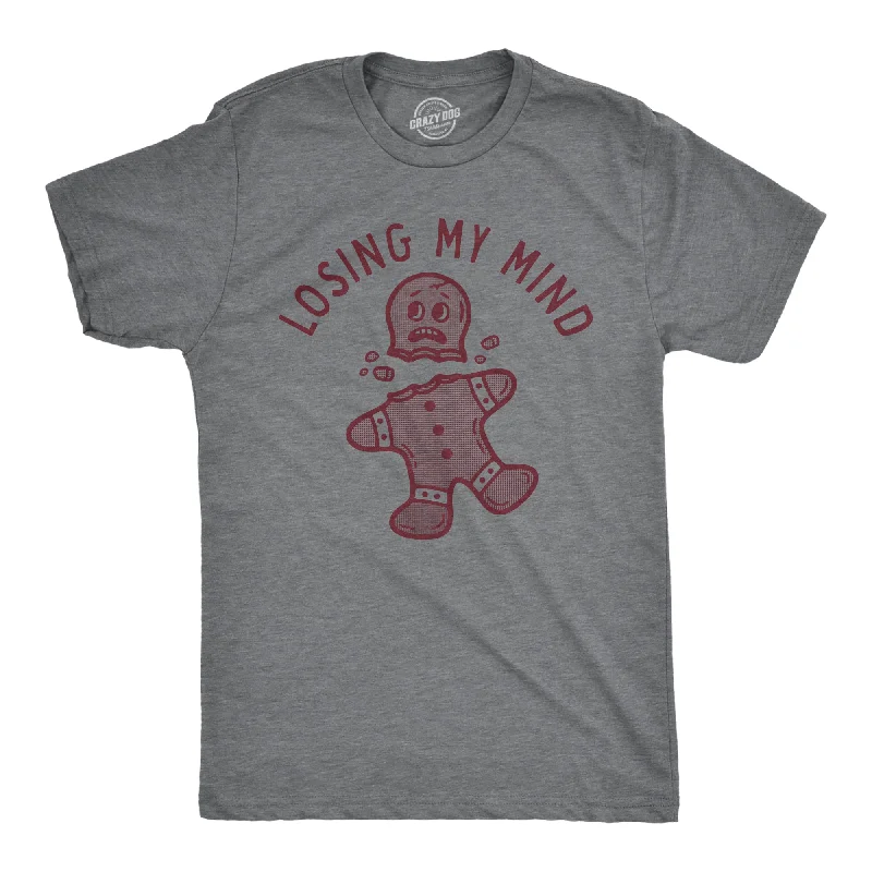 Men's fashion staple t-shirt-Losing My Mind Men's T Shirt