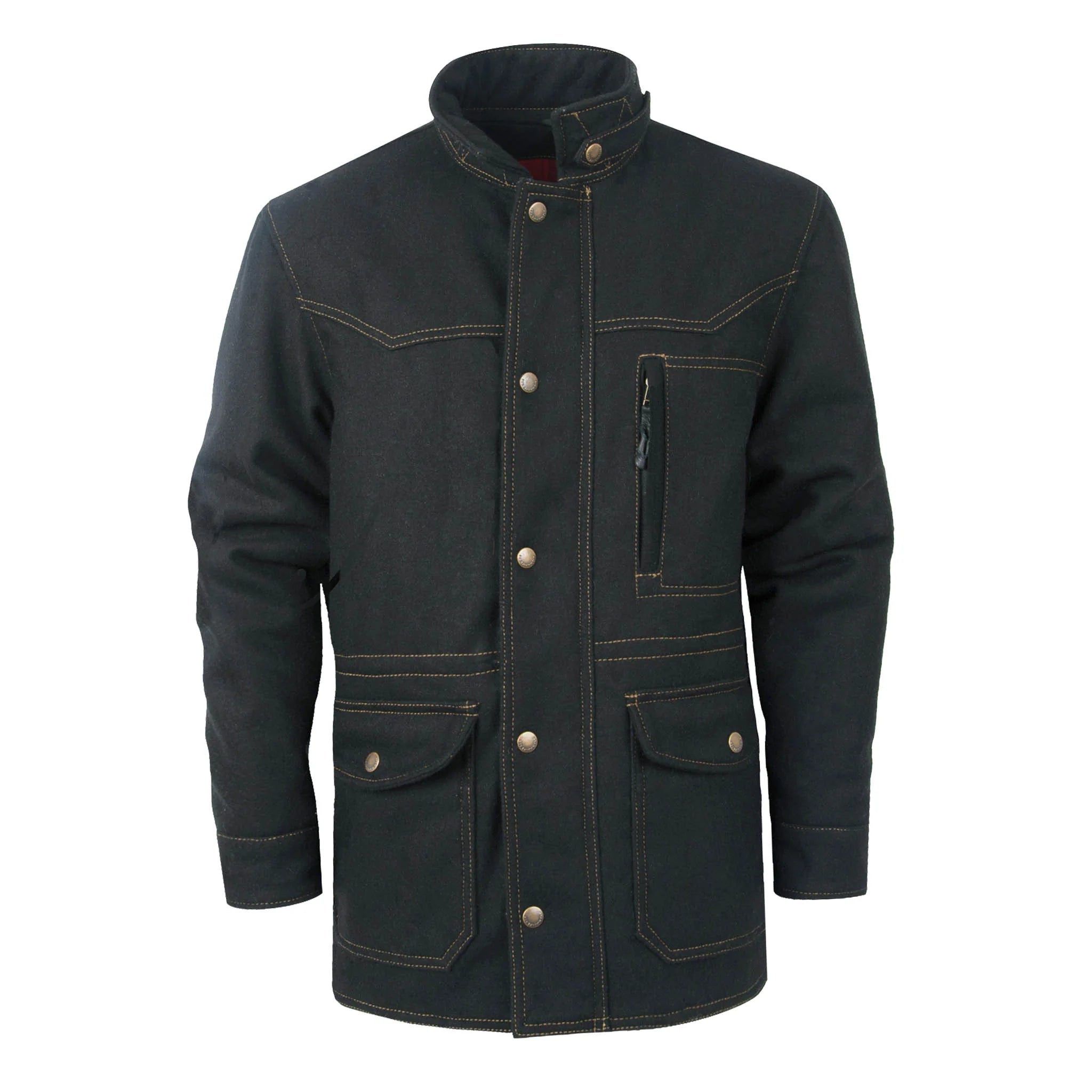 Men's antibacterial puffer jacket-STS Ranchwear Men's Grandale Jacket in Black