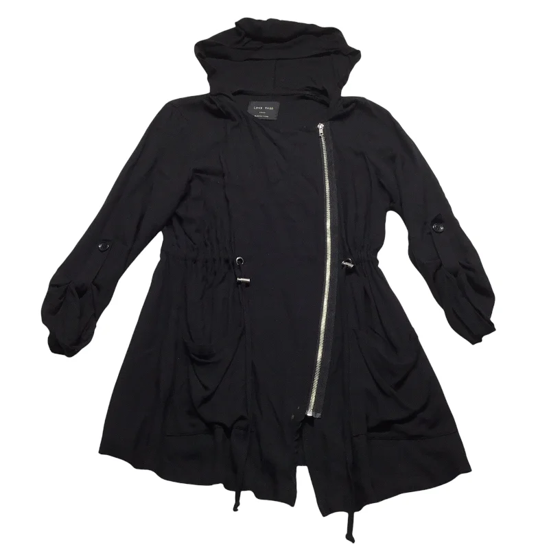 Men's relaxed fit raincoat-Jacket Other By Love Tree In Black, Size: S