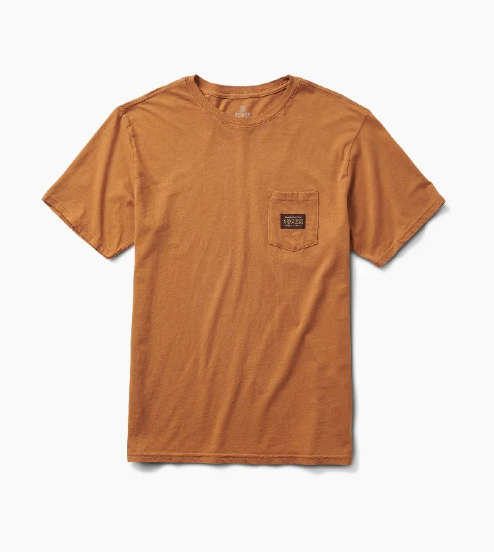 Men's comfy lounge t-shirt-Label Pocket Premium Tee