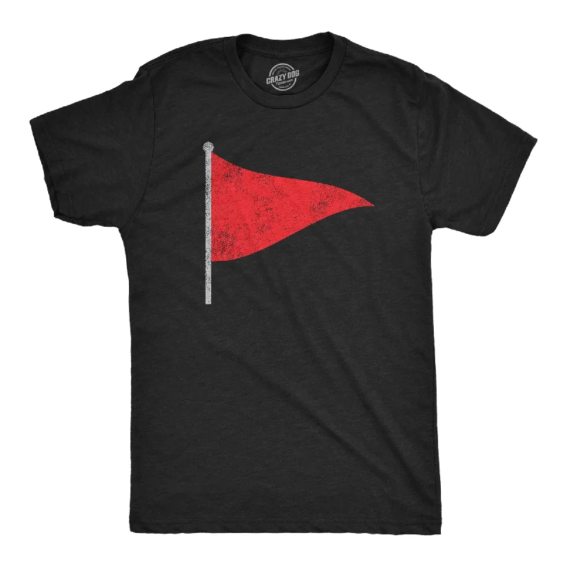 Men's lightweight active t-shirt-Red Flag Men's T Shirt