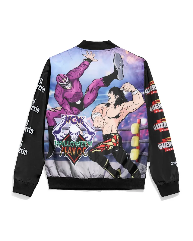 Men's fashionable bomber-Eddie Guerrero vs Rey Mysterio Rivalry Fanimation Jacket