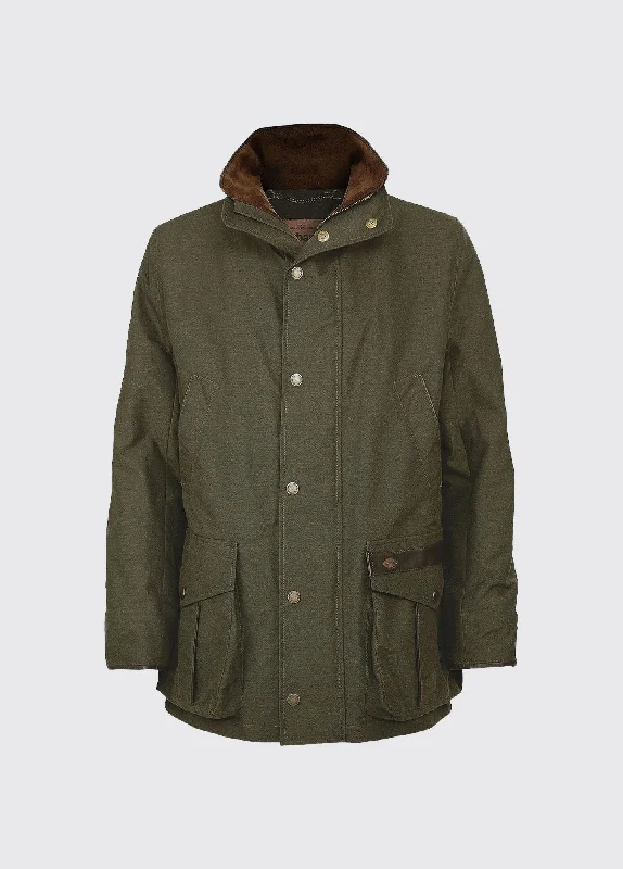 Men's ultra-lightweight parka-Rathmullan Sports Jacket - Dark Olive