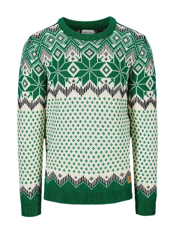 Men's biking knit-Dale of Norway - Vegard Men's Sweater - Bright Green