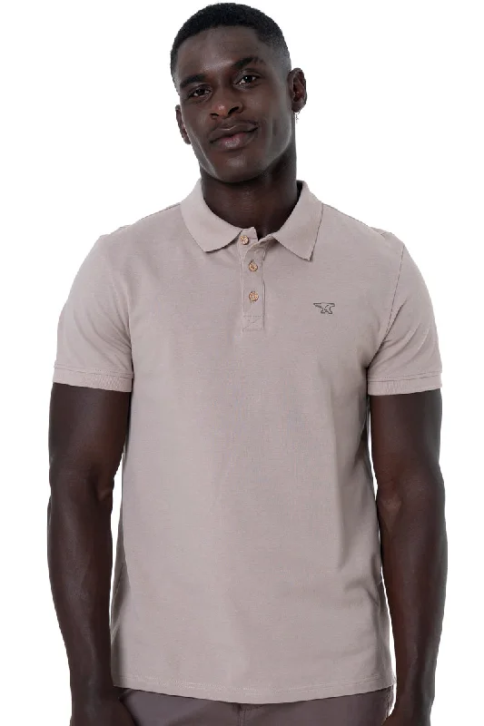 Men's iconic design t-shirt-Golfer _ 146164 _ Biscuit