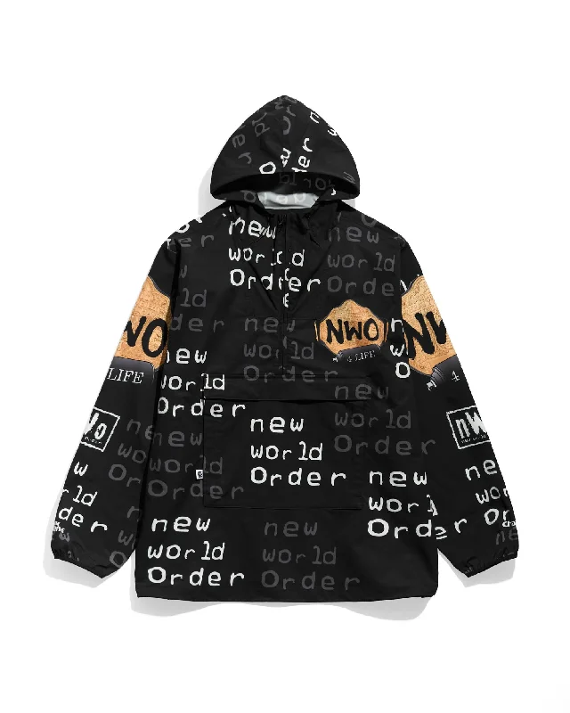 Men's gym performance raincoat-NWO 4 Life Anorak Jacket