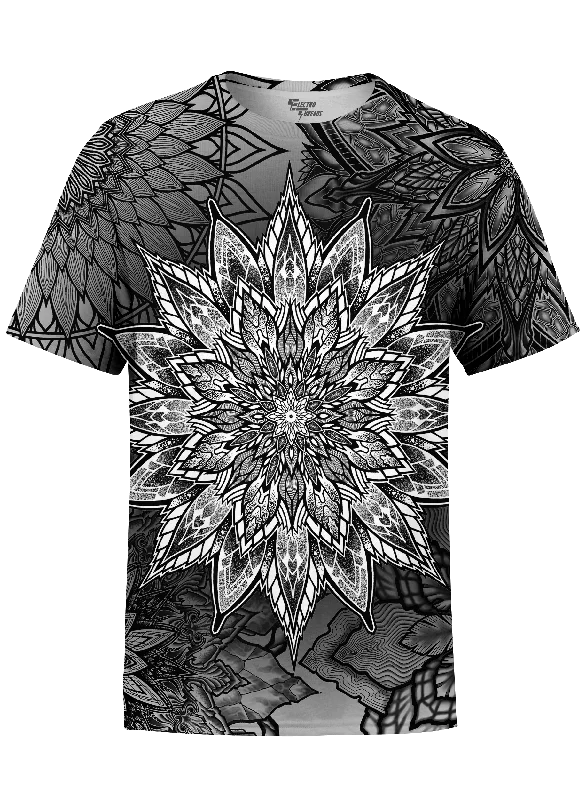 Men's eco-friendly fabric t-shirt-Mandala Bloom Unisex Crew