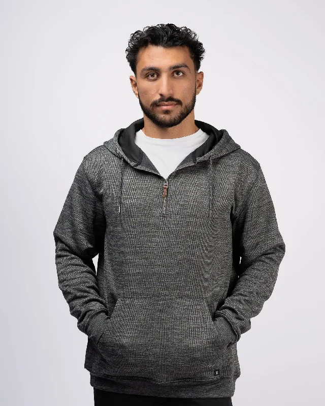 Men's breathable performance hoodie-Ryder Quarter Zip-up Hoodie